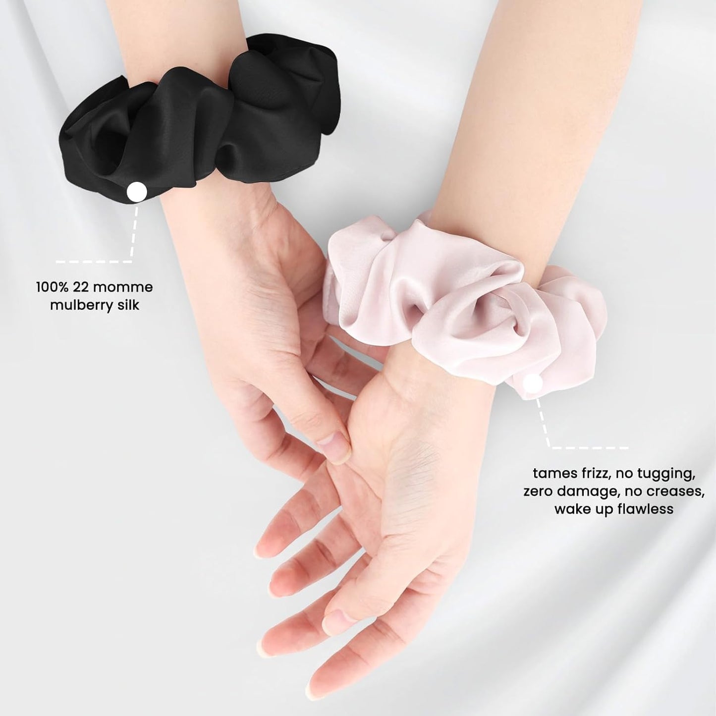Mulberry Silki Scrunchies