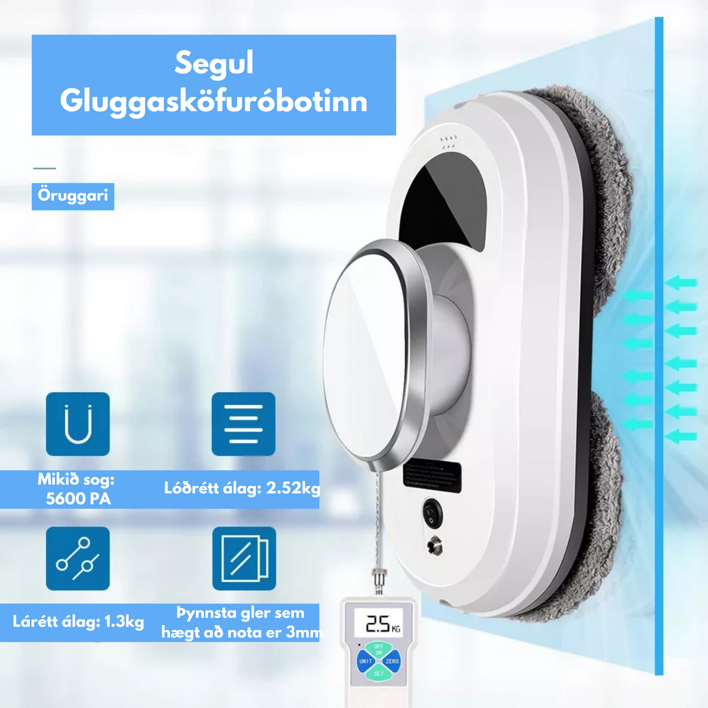 Segul Gluggasköfuróbot (Forpöntun)