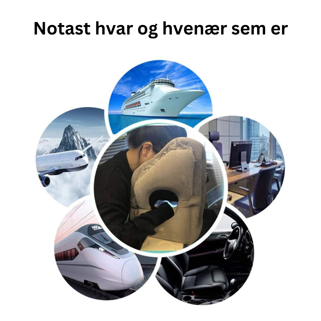 Uppblásanlegur Ferðapúði