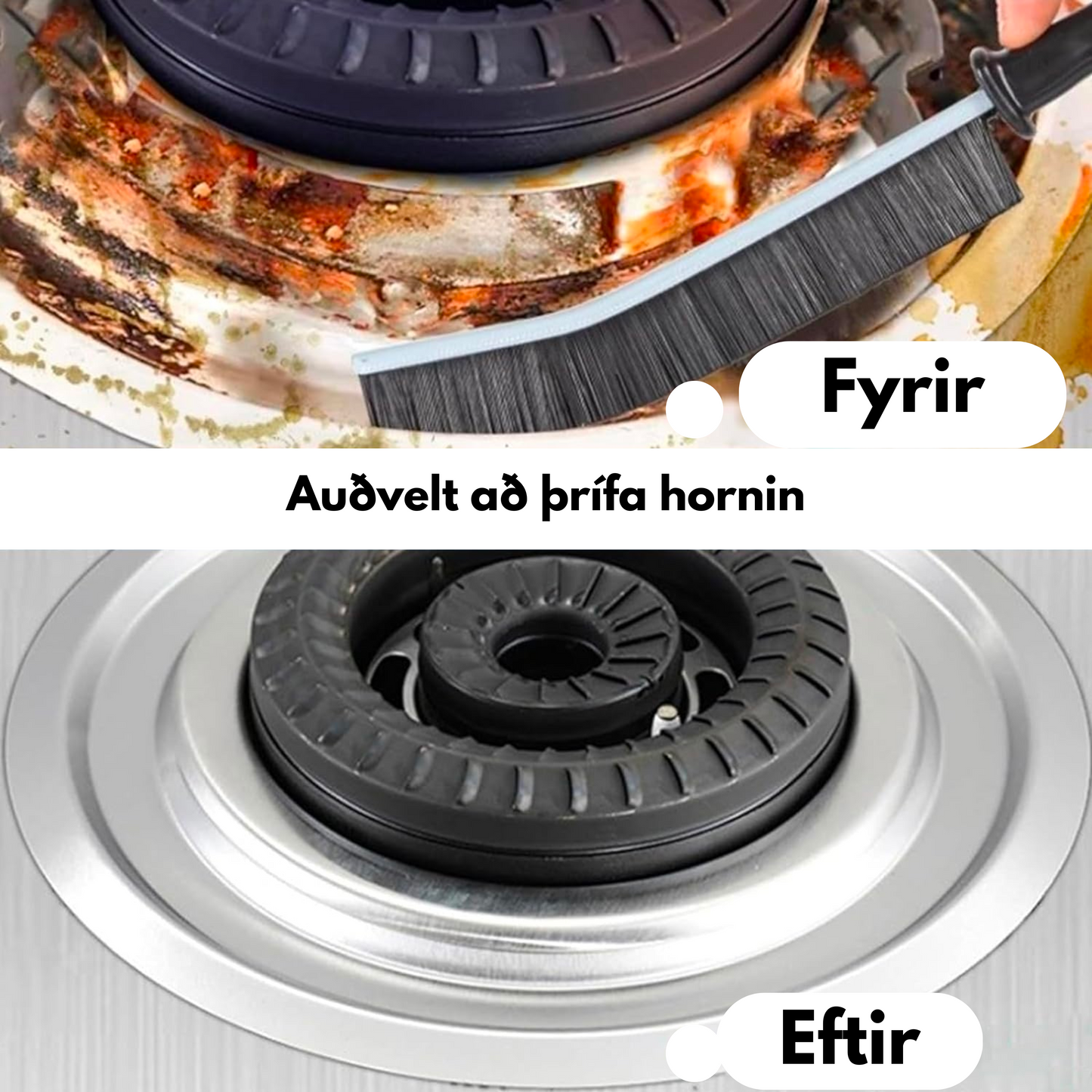 Hreinsibursti (4 í pakka)