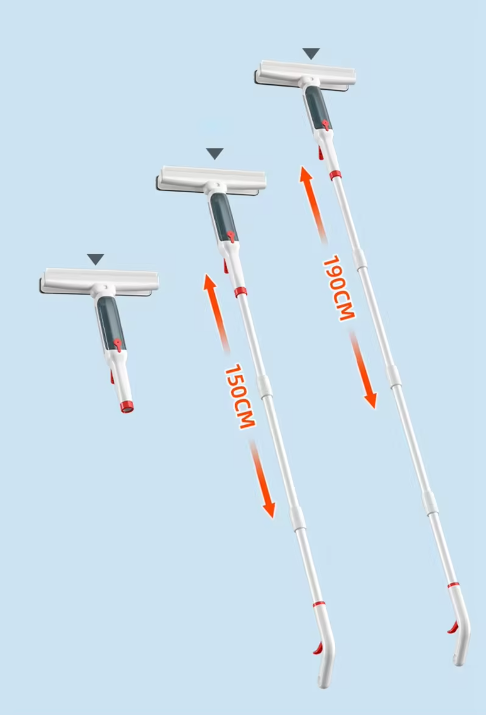 Gluggaskafa - Útdraganlegt skaft
