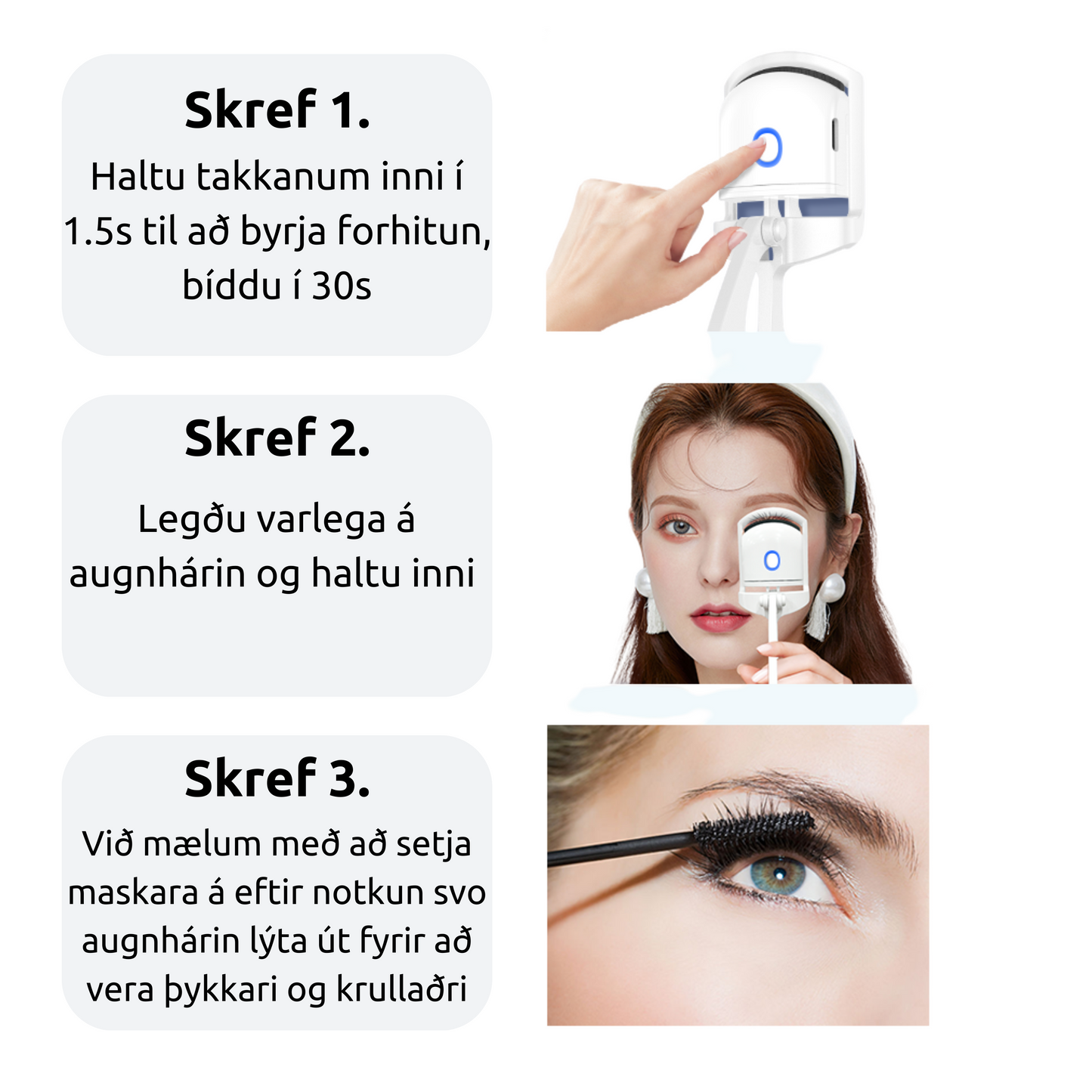 Rafmagns Augnhárabrettari