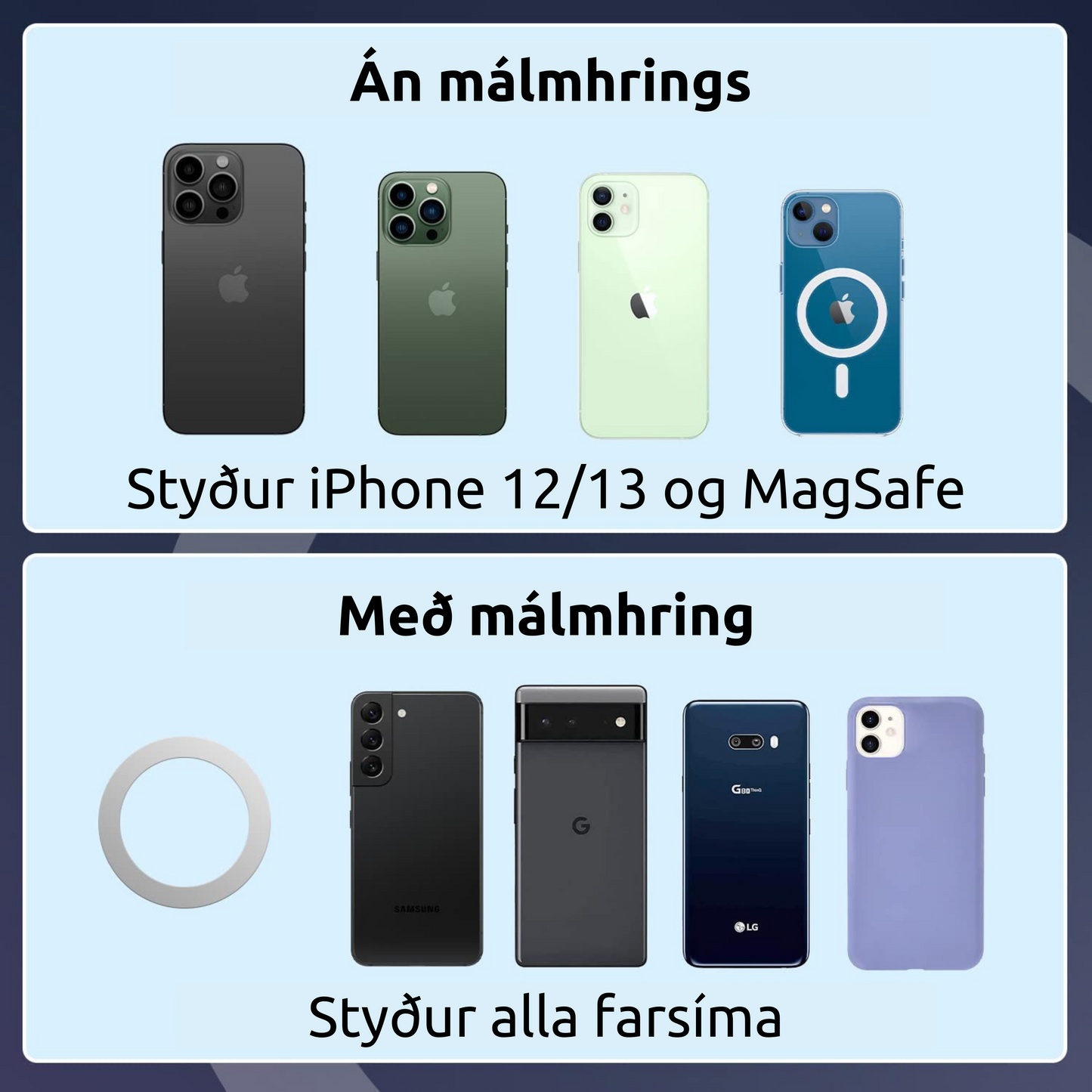 TESLA Símahleðslustandur