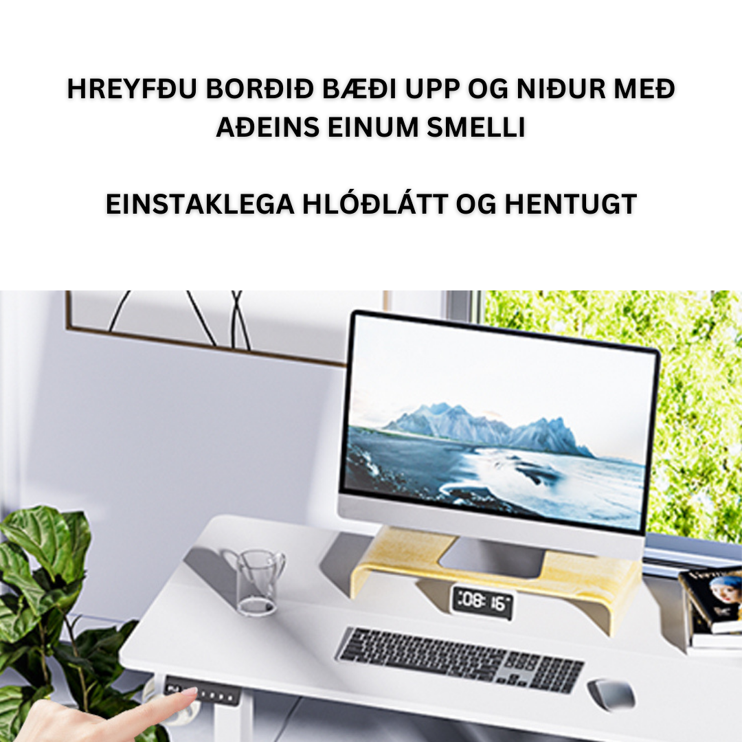 Rafhækkanlegt Skrifborð (Forpöntun)