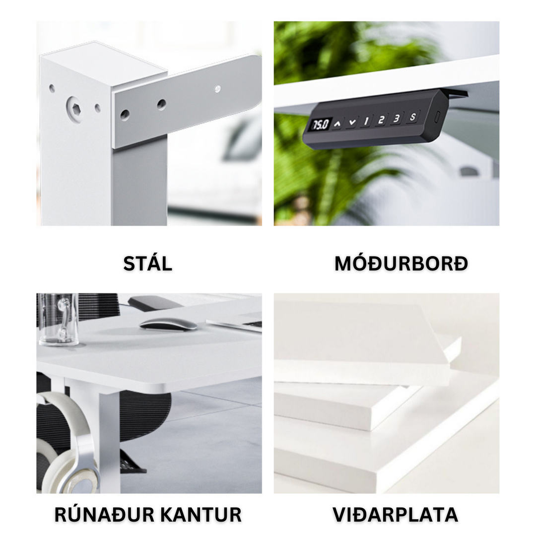 Rafhækkanlegt Skrifborð (Forpöntun)
