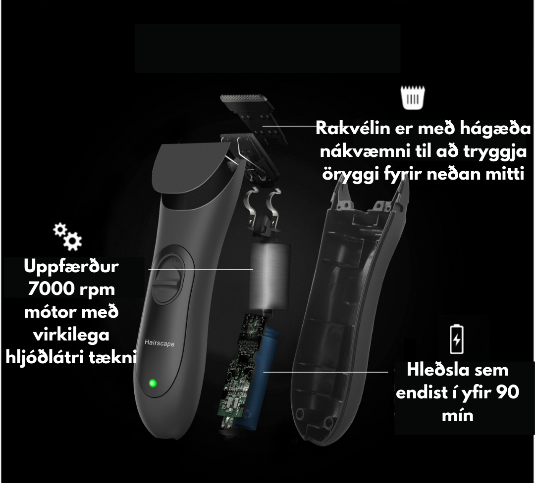 Vatnsheld Rakvél