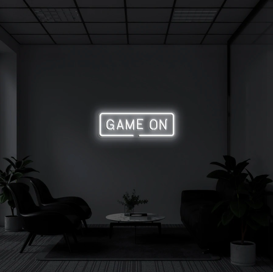 "Game On" RGB NEON Skilti