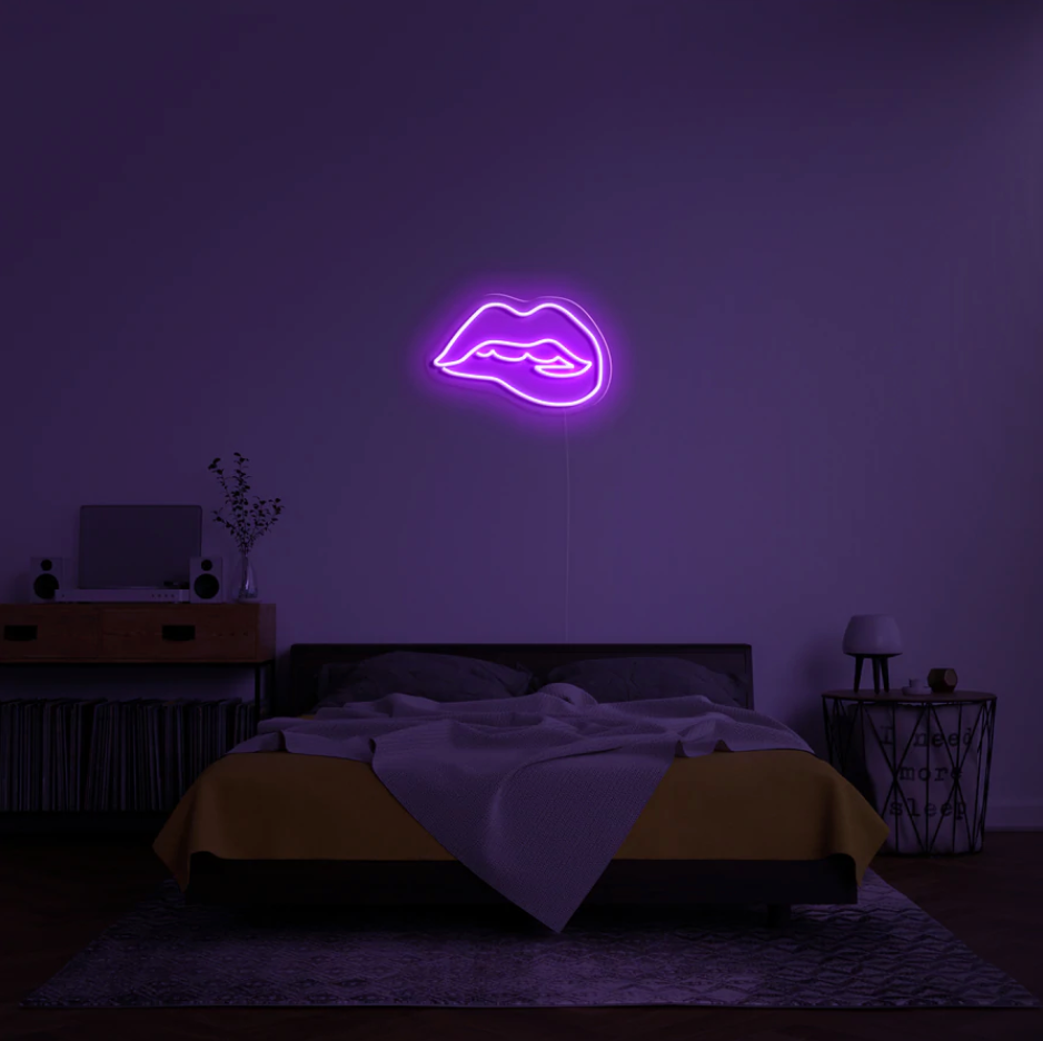 "Lips" LED neon skilti
