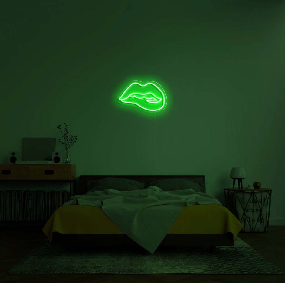 "Lips" LED neon skilti