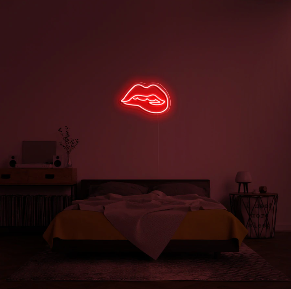 "Lips" LED neon skilti