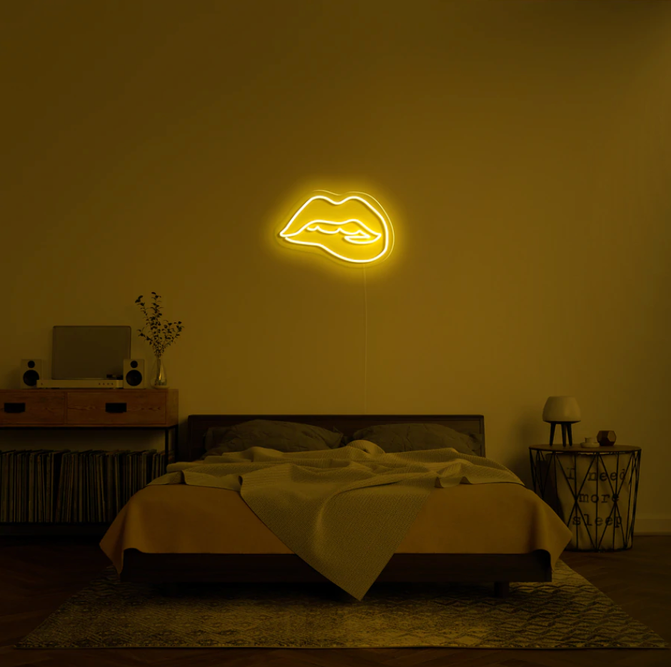 "Lips" LED neon skilti