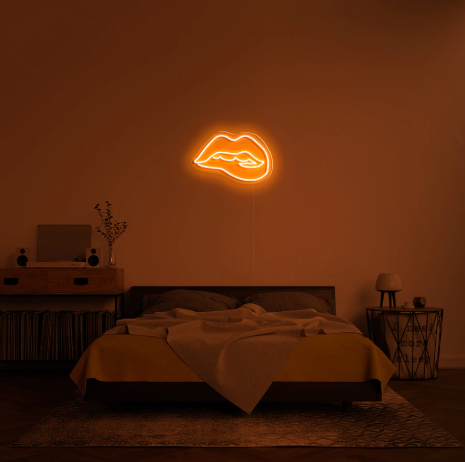 "Lips" LED neon skilti