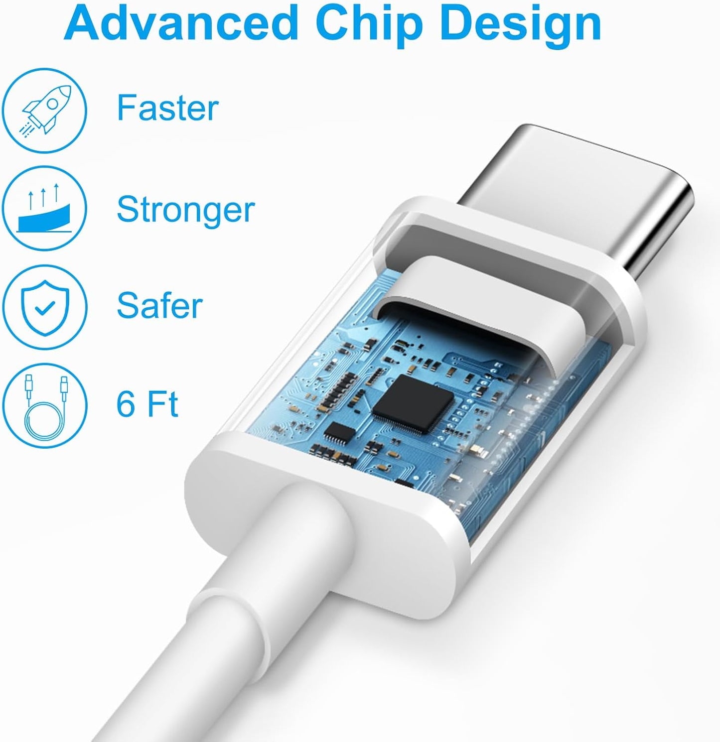 Hraðhleðslutæki með USB-C snúru - 20W