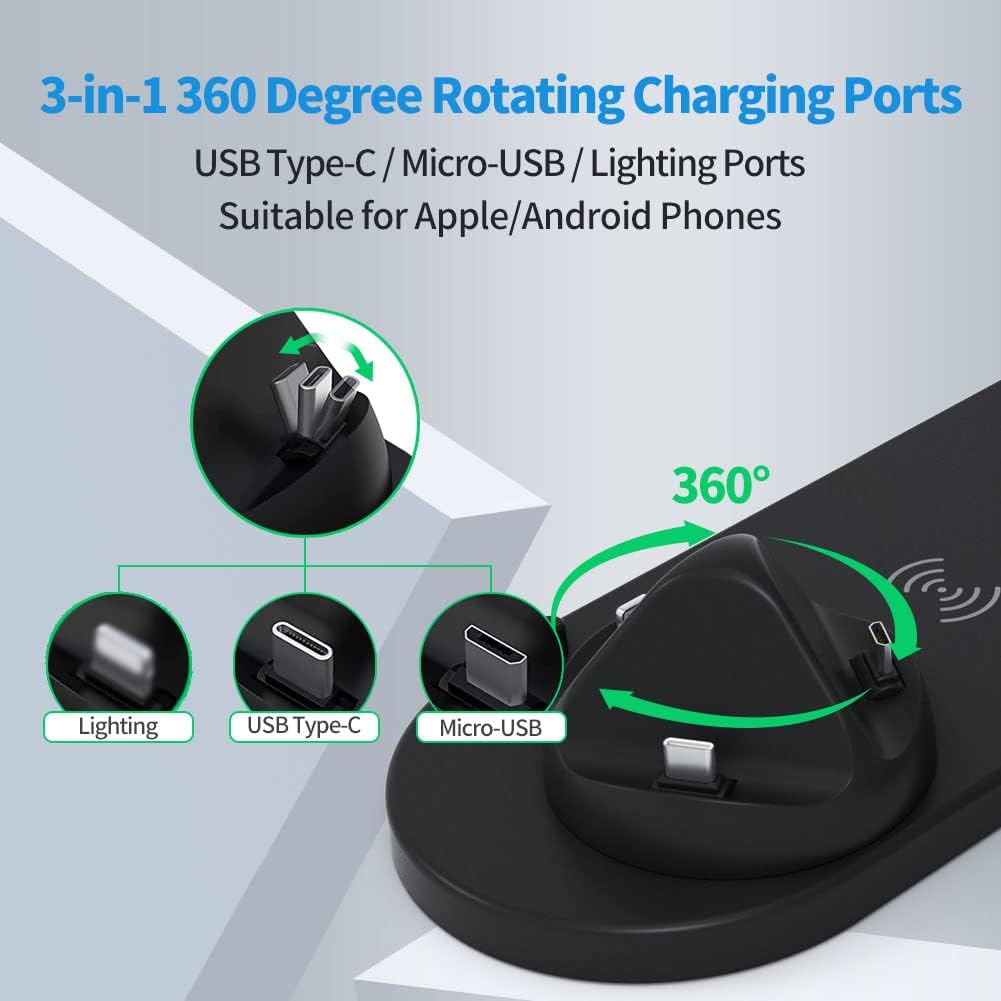 3 in 1 Hleðslustöð (Ný Útgáfa) (Forpöntun)