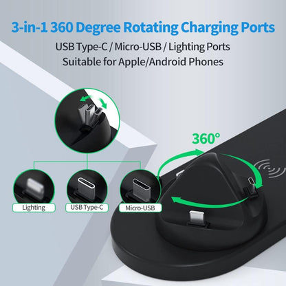 3 in 1 Hleðslustöð (Ný Útgáfa) (Forpöntun)