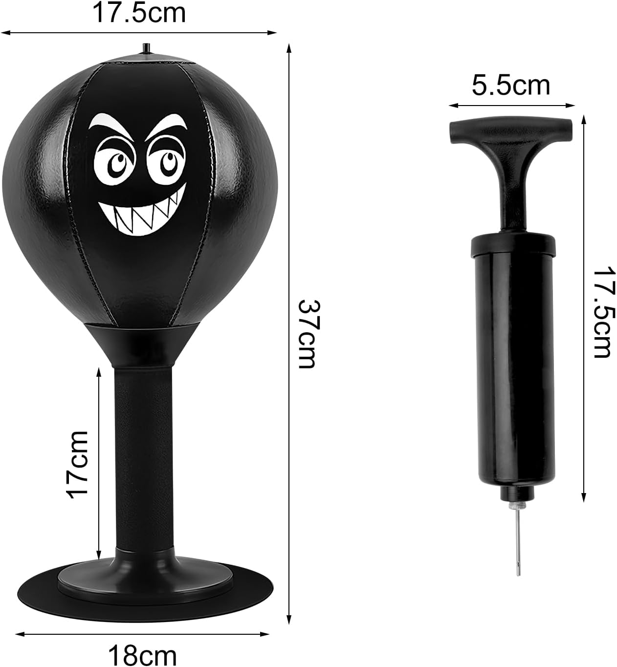 Boxpúði með sogskál
