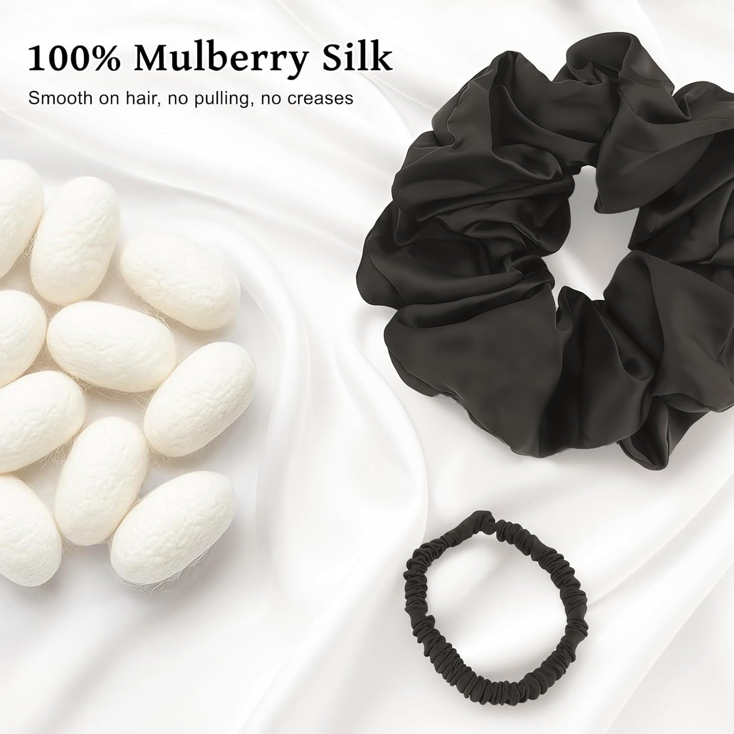 Mulberry Silki Scrunchies