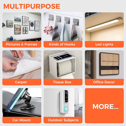 Sterkt Tvíhliða Nano Límband – Gagnsætt