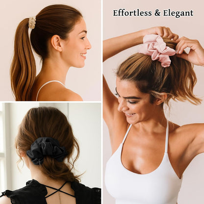 Mulberry Silki Scrunchies
