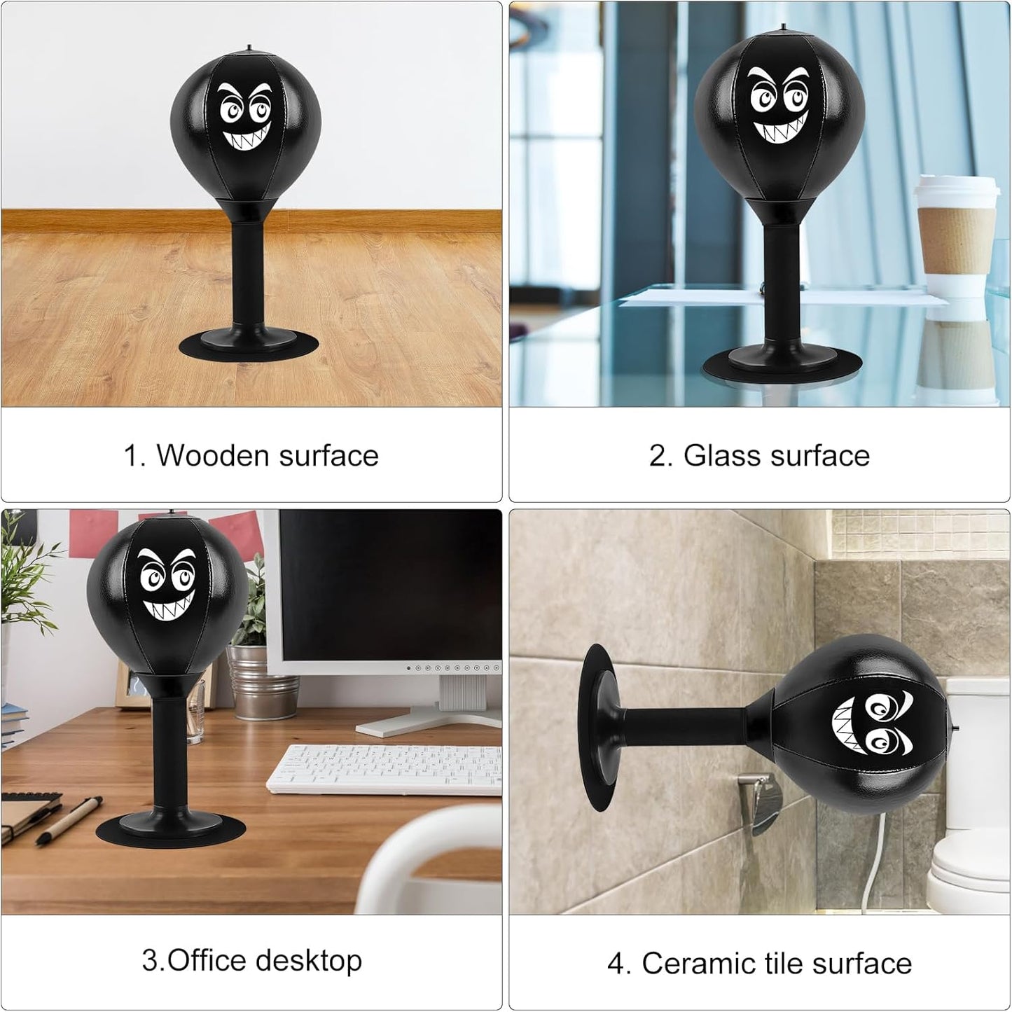 Boxpúði með sogskál