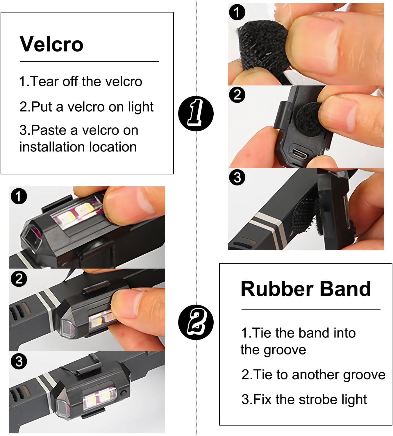 Þráðlaus LED Ljós (6stk saman)