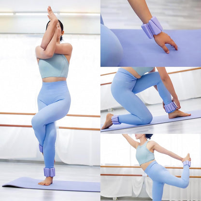 Ökkla & Úlnliðs Lóð - Pilates & Yoga (2stk)