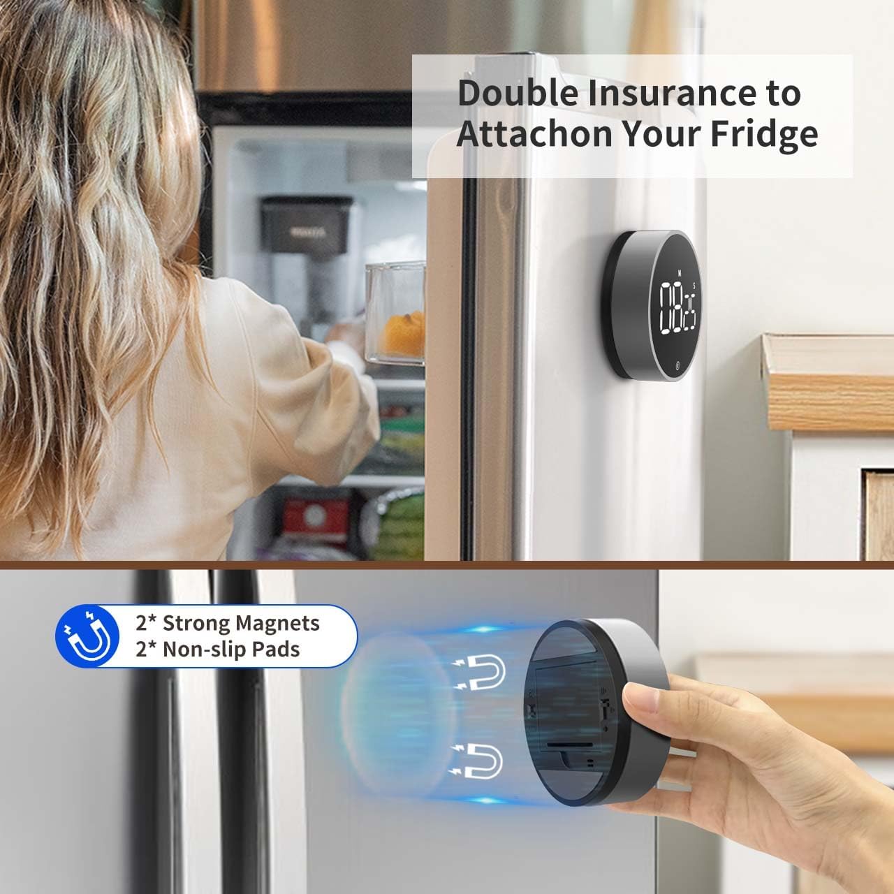 Stafrænn LED Tímamælir