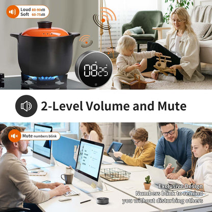 Stafrænn LED Tímamælir