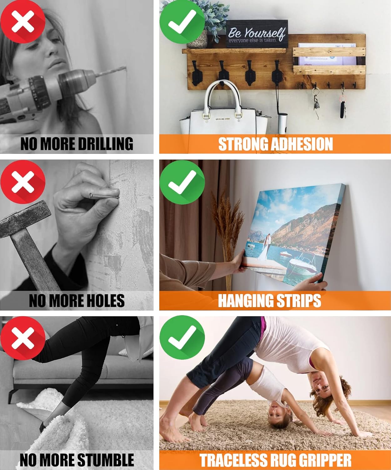 Sterkt Tvíhliða Nano Límband – Gagnsætt