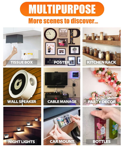 Sterkt Tvíhliða Nano Límband – Gagnsætt