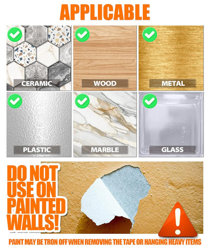 Sterkt Tvíhliða Nano Límband – Gagnsætt