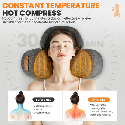 Hálsnuddpúði með Hita (Ný Útgáfa) (Forpöntun)