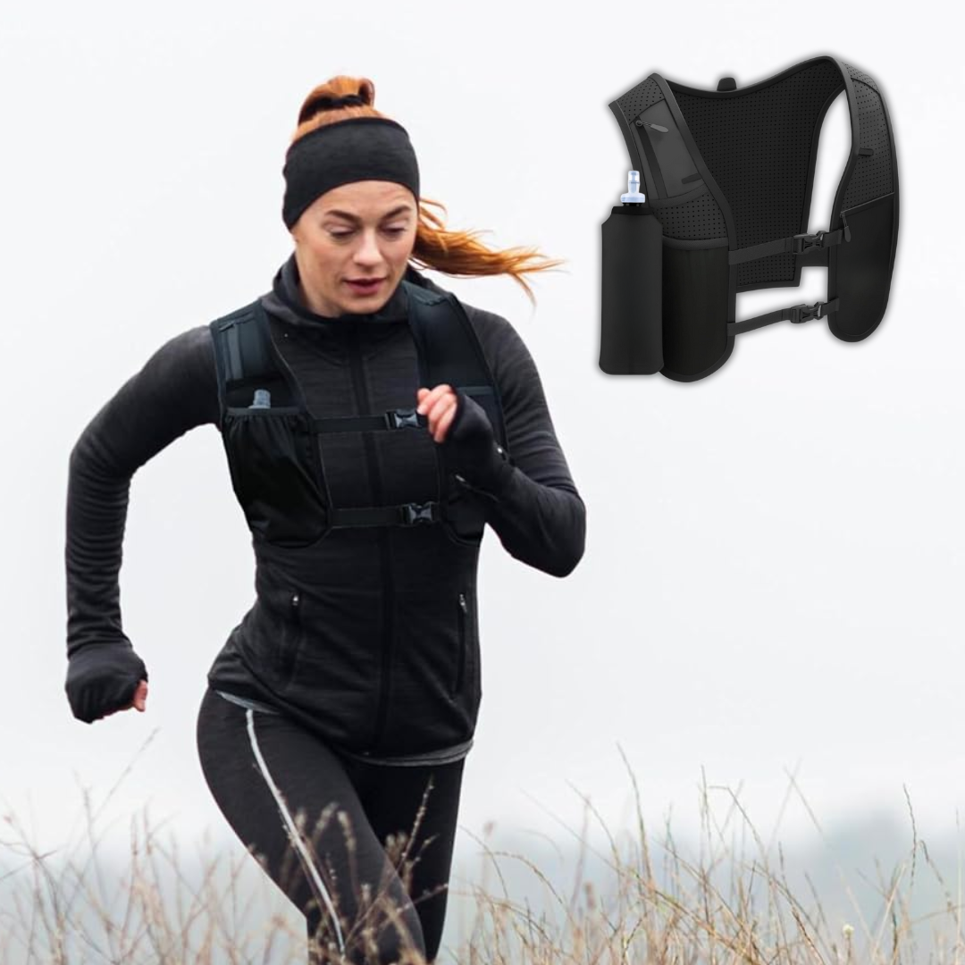 Hlaupavesti með Vatnsbrúsa | Unisex