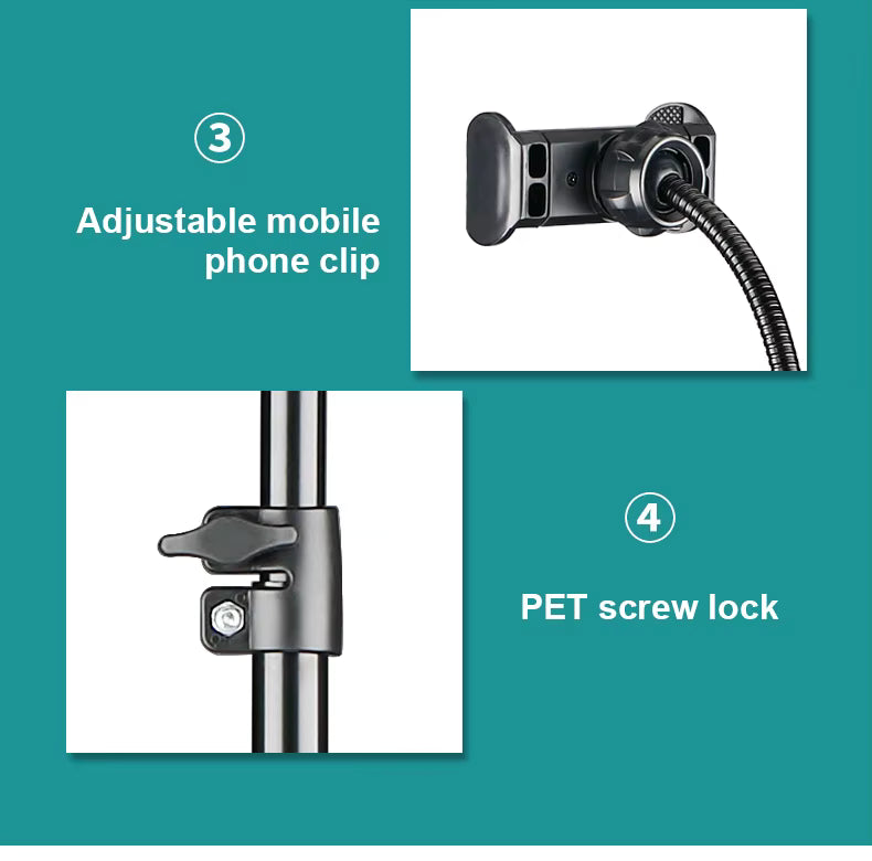 LED Hringljós m/standi