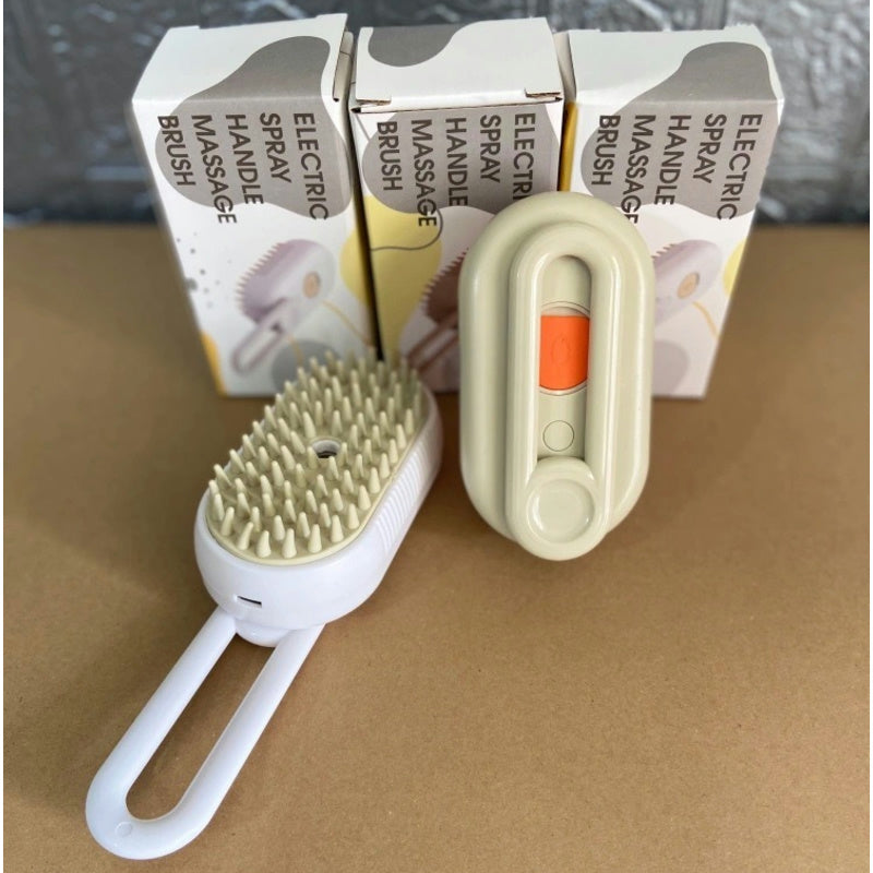 Gufu- og nudd­bursti fyrir Ketti og Hunda (3 in 1)