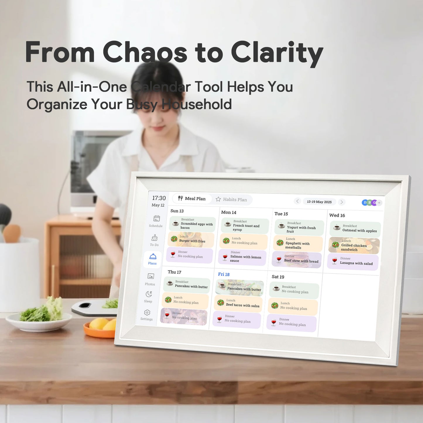 Stafrænt Dagatal 15.6"