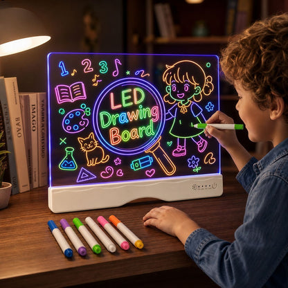 LED-Teiknitafla m/Litum (Forpöntun)