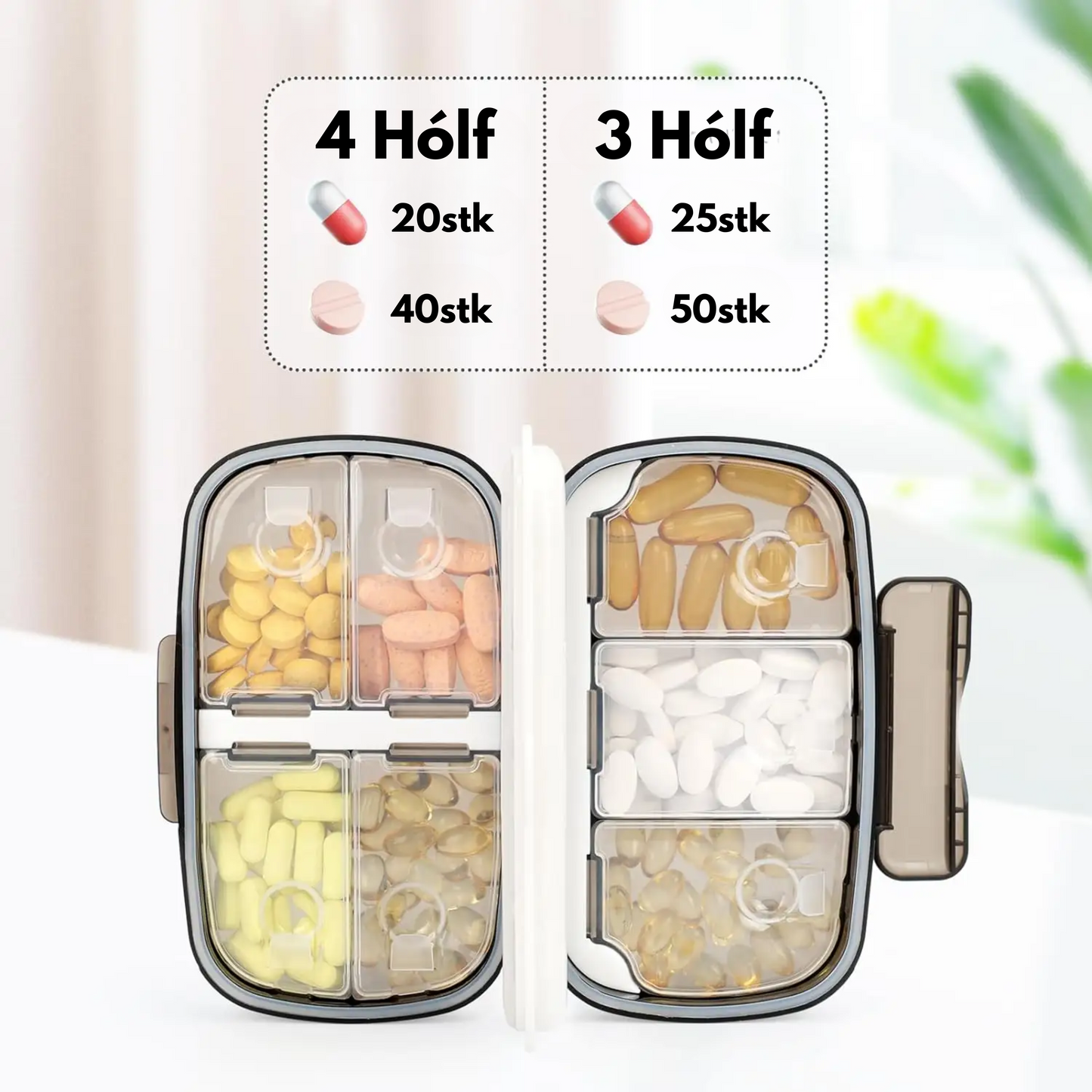Vítamínbox (8 hólfa)