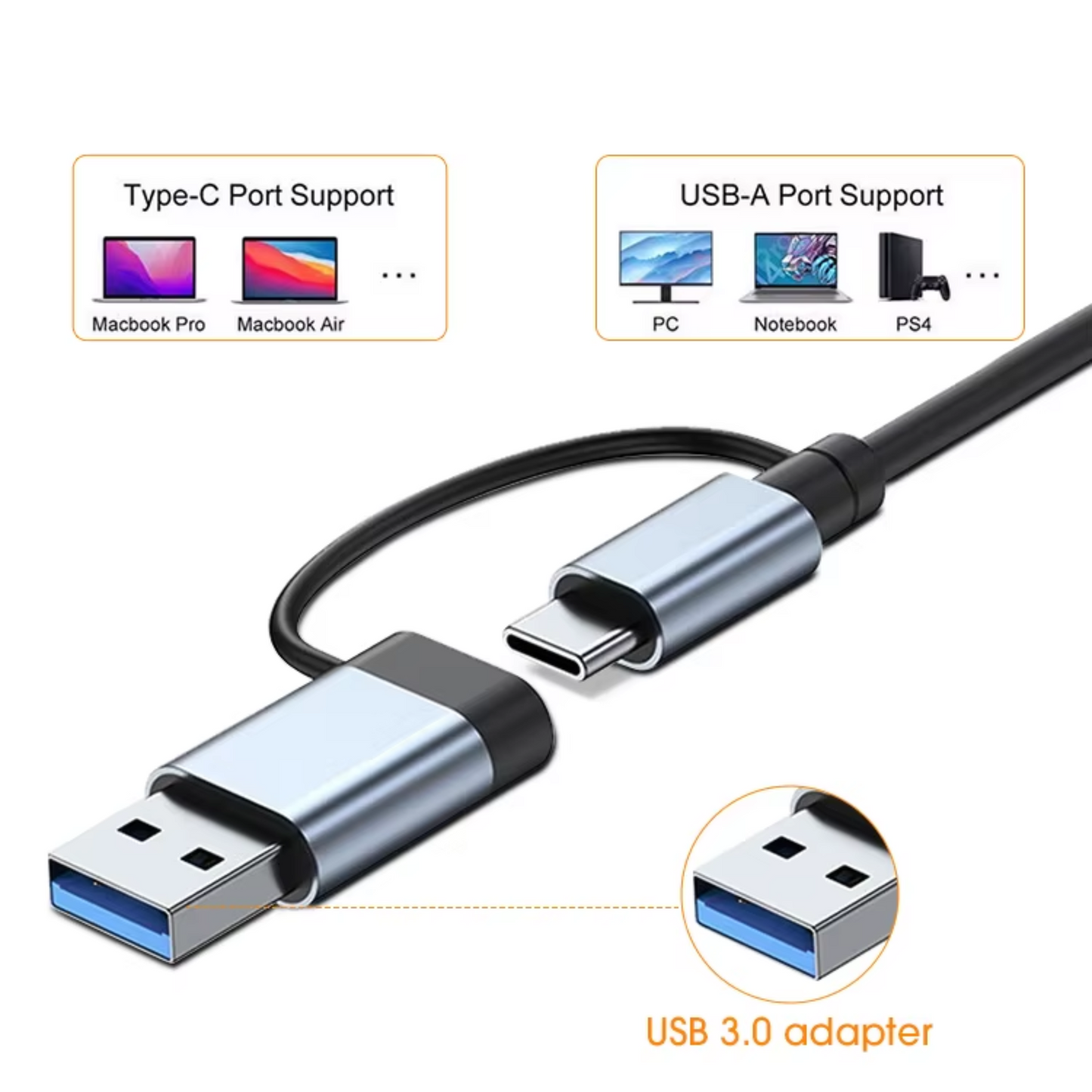 7 in 1 USB Tengikví