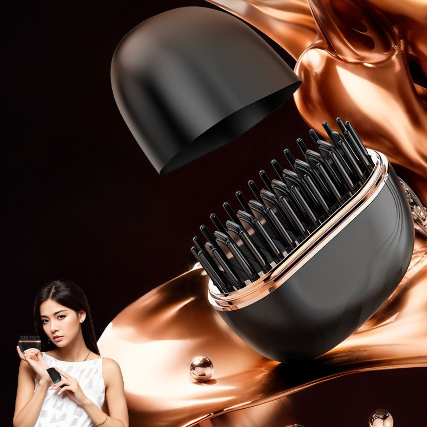 Mini Ferða Bursti - Fyrir hárið