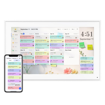 Stafrænt Dagatal 15.6"