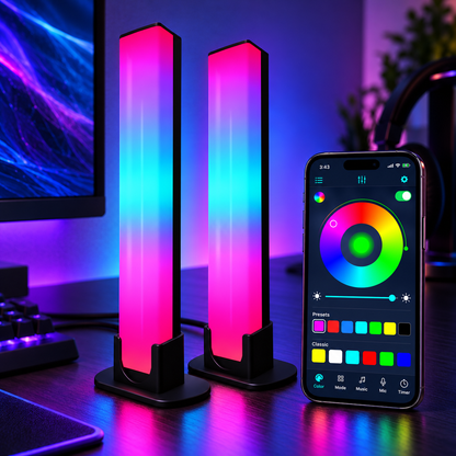 RGB Ljósastangir (2stk saman) (Forpöntun)