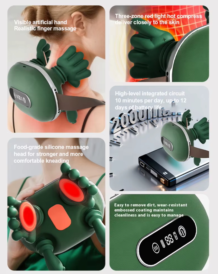 Shiatsu Nuddtæki með Hita (Forpöntun)