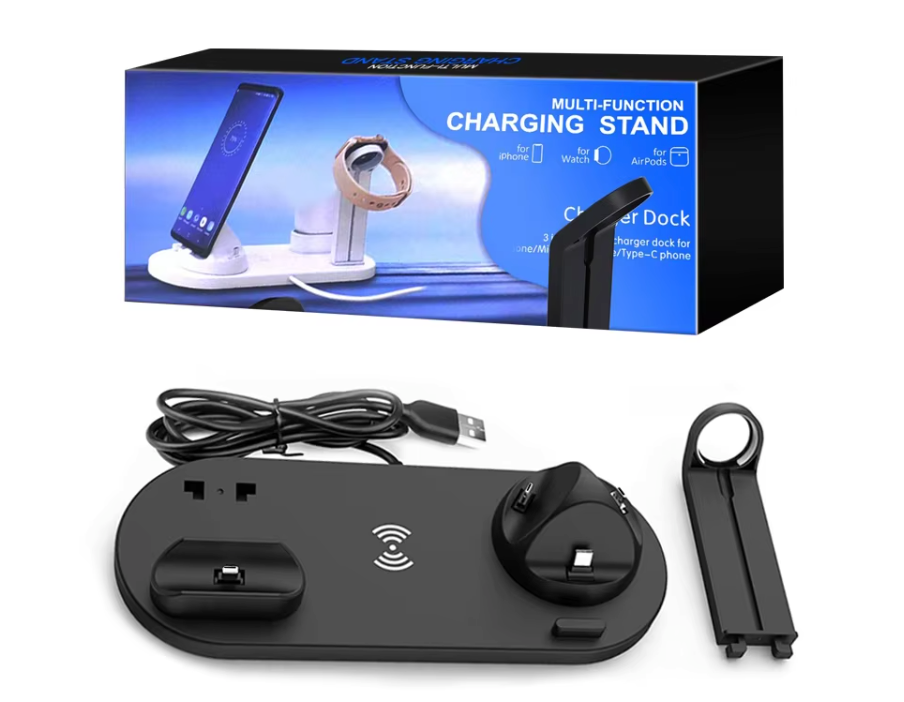 3 in 1 Hleðslustöð (Ný Útgáfa) (Forpöntun)