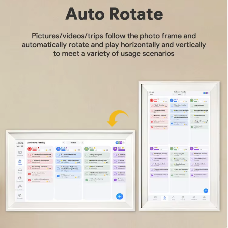 Stafrænt Dagatal 15.6"