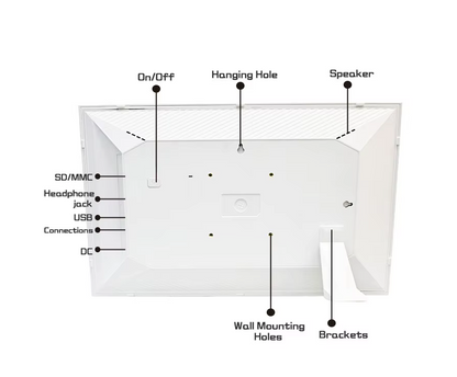 Stafrænt Dagatal 15.6"