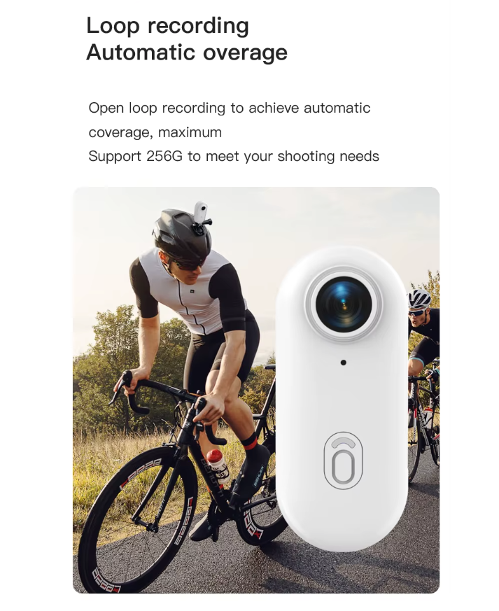 Mini Action Myndavél - 4K Upplausn