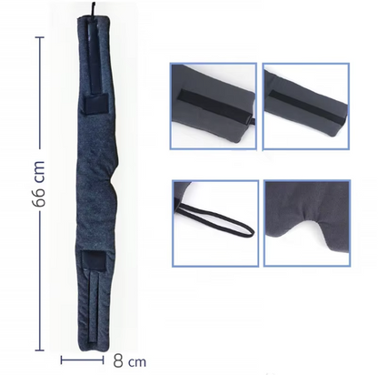 Flugvéla Ferðapúði m/ Höfuðfestingu – 360° stuðningur