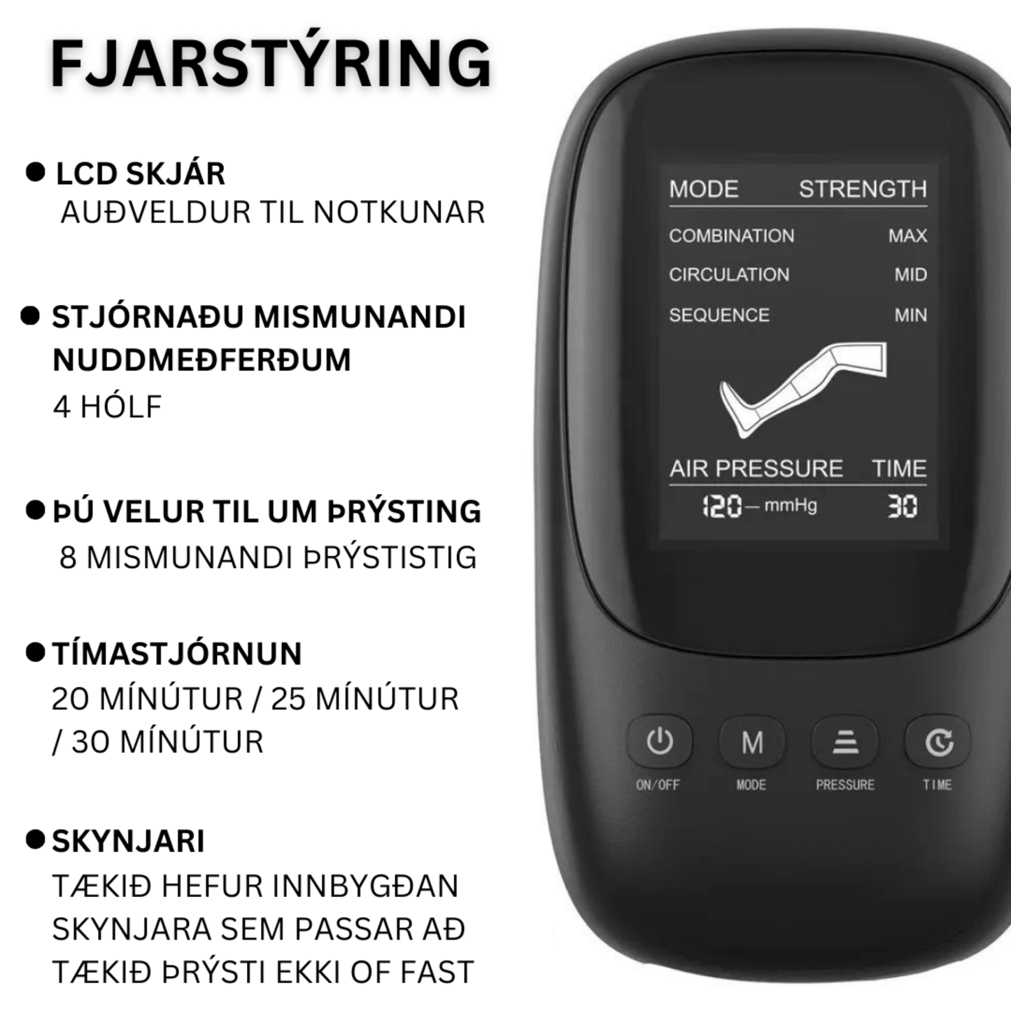 Þrýstinuddtæki (Air Compression Therapy)