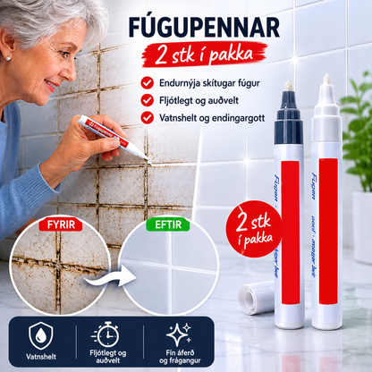 Fúgupenni - 2 stk Pakki